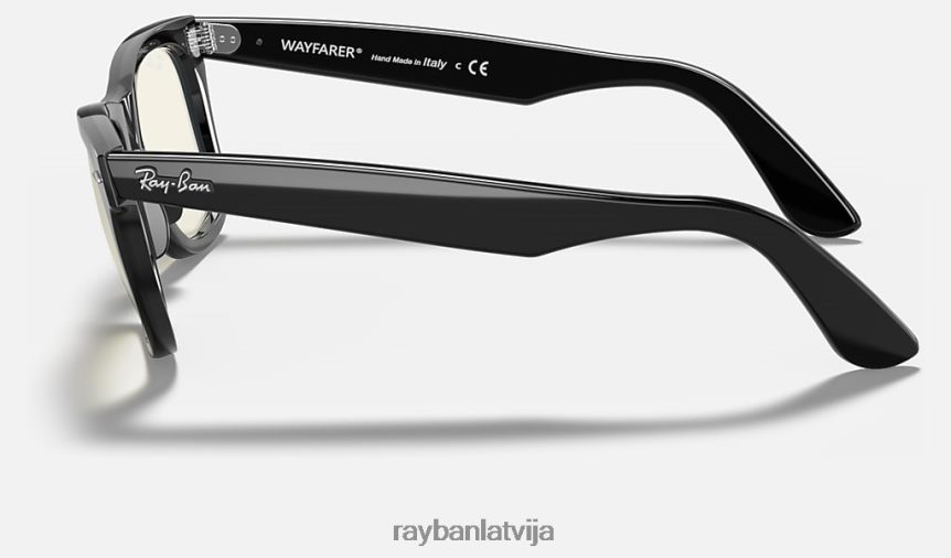 ceļinieks skaidrs attīstīties pulēta melna/pelēka fotohroma F0L86X971 vīriešiem Ray-Ban saulesbrilles