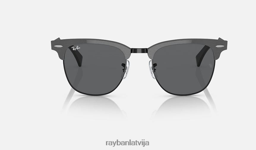 clubmaster alumīnijs matēts grafīts uz melna/pelēka F0L86X830 vīriešiem Ray-Ban saulesbrilles