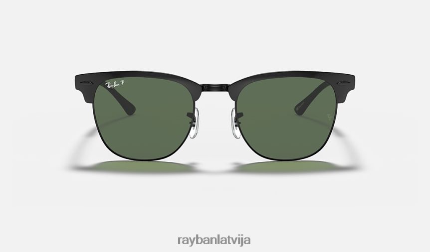 clubmaster metāls matēts melns/zaļš F0L86X516 vīriešiem Ray-Ban saulesbrilles