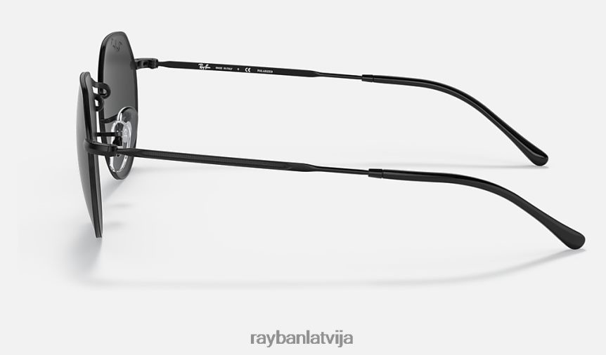 džeks pulēta melna/melna F0L86X68 vīriešiem Ray-Ban saulesbrilles