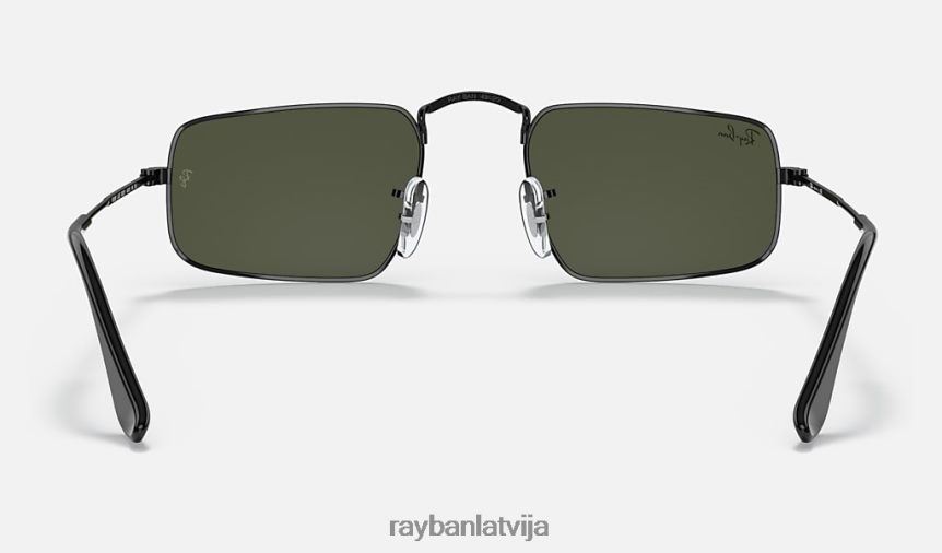 džūlija pulēta melna/zaļa F0L86X1279 vīriešiem Ray-Ban saulesbrilles