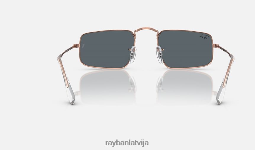 džūlija pulēts rozā zelts/zils F0L86X487 vīriešiem Ray-Ban saulesbrilles