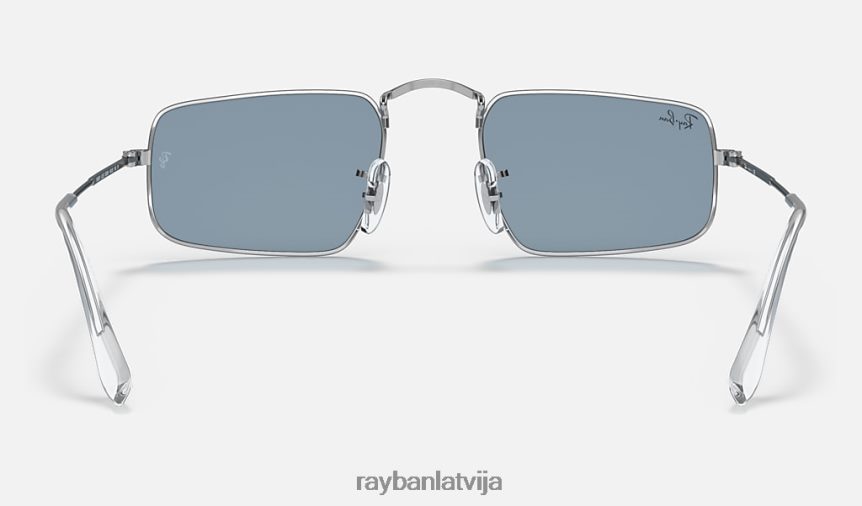 džūlija pulēts sudrabs/zils F0L86X1280 vīriešiem Ray-Ban saulesbrilles