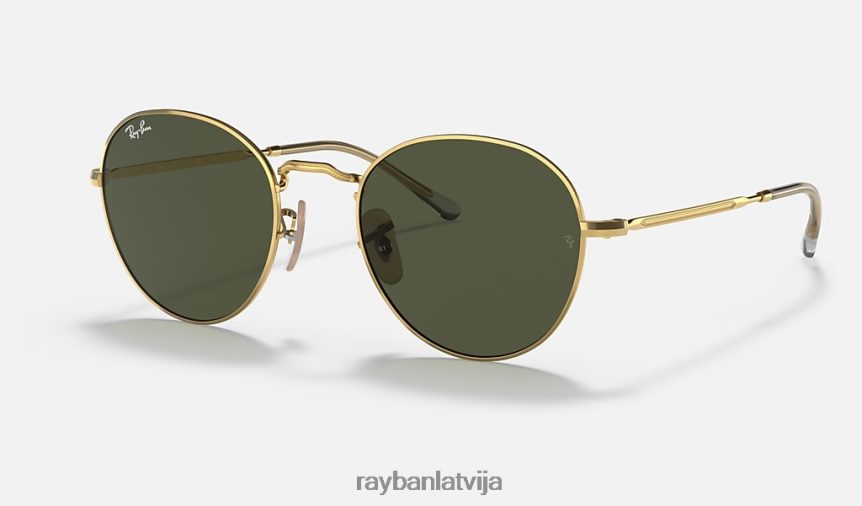 deivids pulēts zelts/zaļš F0L86X1425 vīriešiem Ray-Ban saulesbrilles