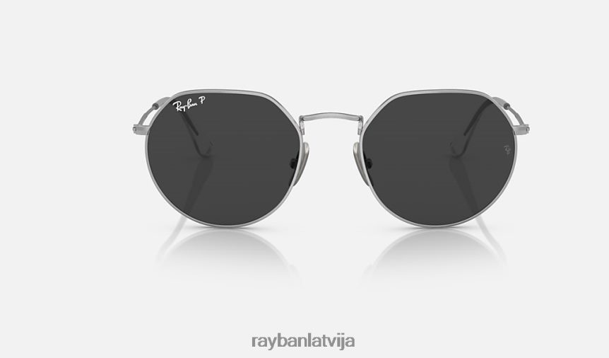domkrats titāns pulēts sudrabs/pelēks F0L86X579 vīriešiem Ray-Ban saulesbrilles