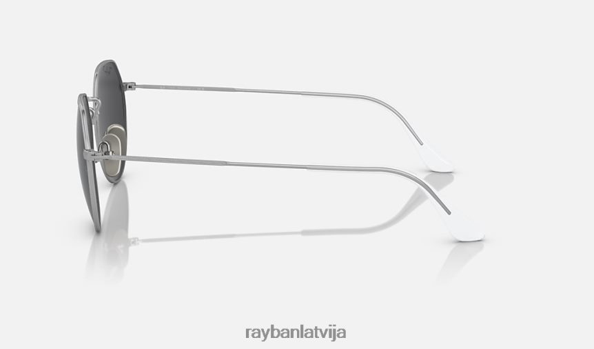 domkrats titāns pulēts sudrabs/pelēks F0L86X579 vīriešiem Ray-Ban saulesbrilles