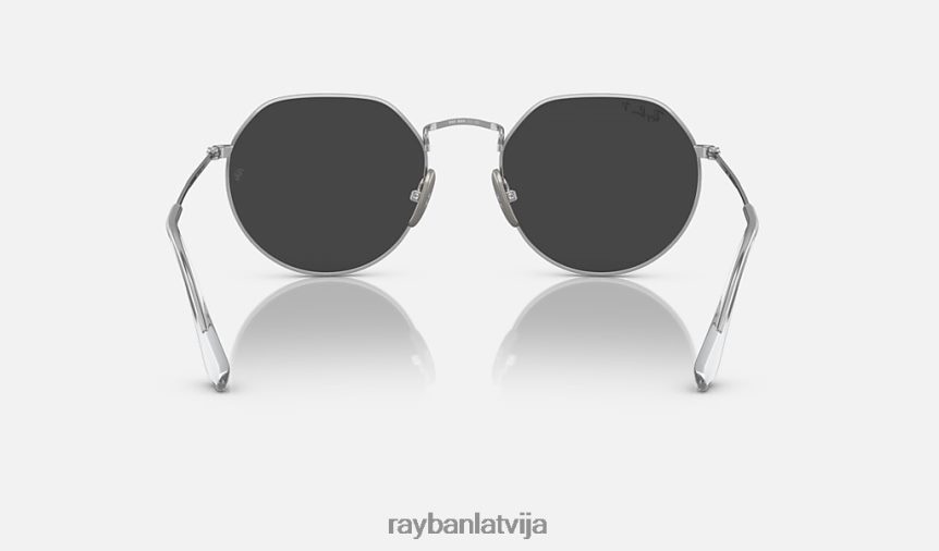 domkrats titāns pulēts sudrabs/pelēks F0L86X579 vīriešiem Ray-Ban saulesbrilles