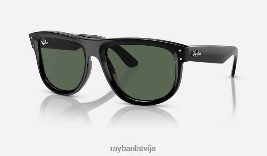 draugs reverss pulēta melna/zaļa F0L86X128 vīriešiem Ray-Ban saulesbrilles