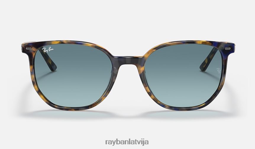 elliot pulēta dzeltena/zila havana/zila F0L86X1396 vīriešiem Ray-Ban saulesbrilles