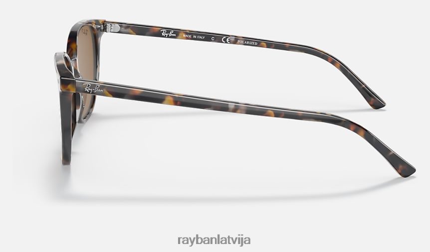 elliot pulēta havana brūna pelēka/brūna F0L86X1395 vīriešiem Ray-Ban saulesbrilles
