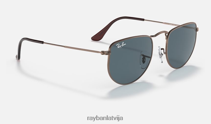 elon matēts bronzas varš/zils F0L86X241 vīriešiem Ray-Ban saulesbrilles