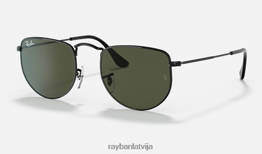 elon pulēta melna/zaļa F0L86X237 vīriešiem Ray-Ban saulesbrilles
