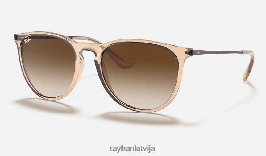 erika krāsu maisījums pulēta caurspīdīga brūna/brūna F0L86X436 vīriešiem Ray-Ban saulesbrilles