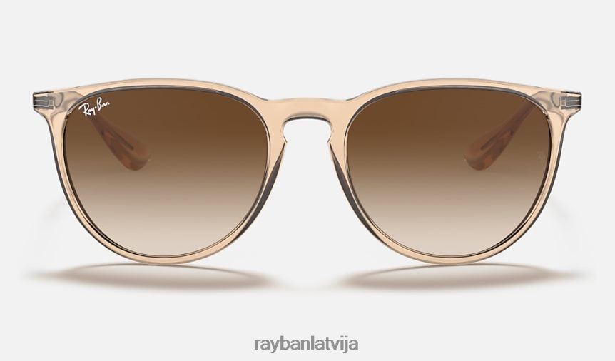 erika krāsu maisījums pulēta caurspīdīga brūna/brūna F0L86X436 vīriešiem Ray-Ban saulesbrilles