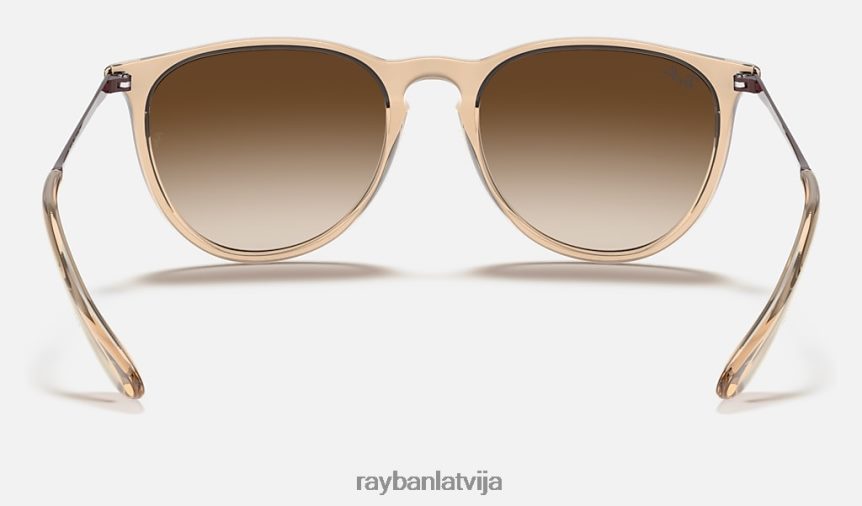 erika krāsu maisījums pulēta caurspīdīga brūna/brūna F0L86X436 vīriešiem Ray-Ban saulesbrilles