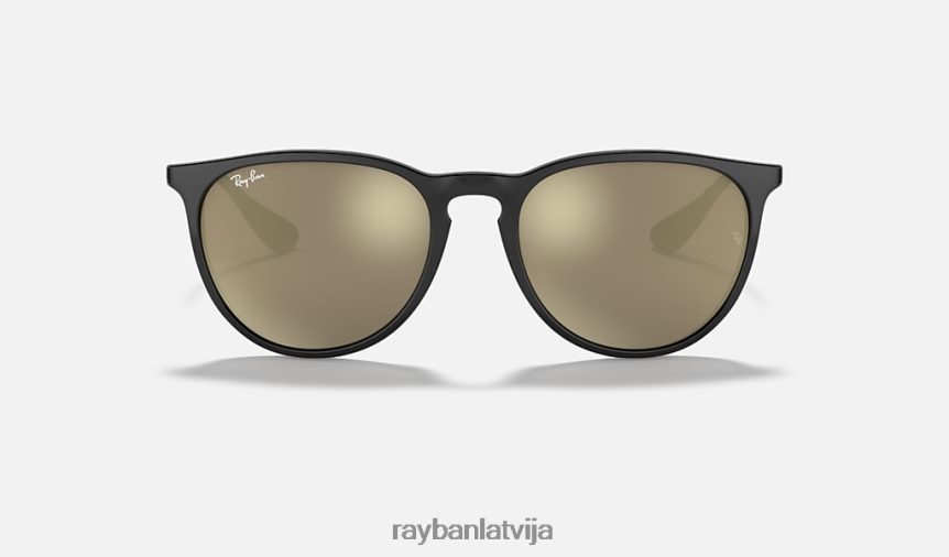 erika krāsu maisījums pulēts melns/zelts F0L86X435 vīriešiem Ray-Ban saulesbrilles