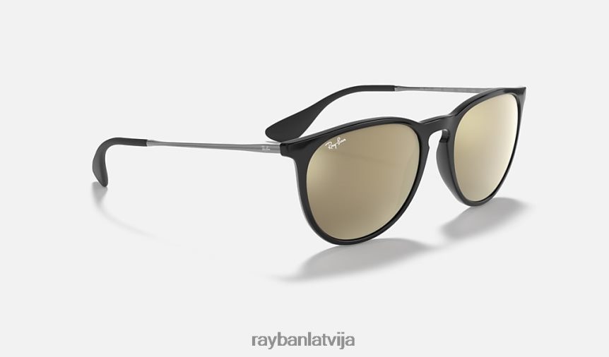 erika krāsu maisījums pulēts melns/zelts F0L86X435 vīriešiem Ray-Ban saulesbrilles