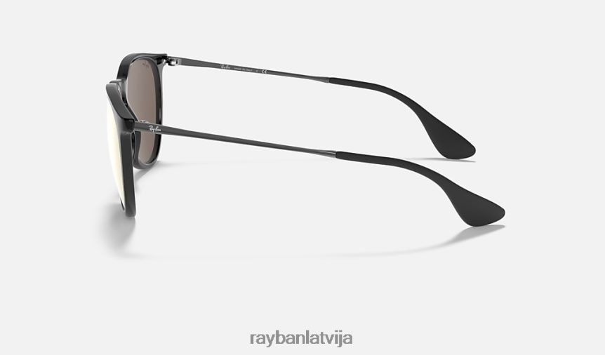 erika krāsu maisījums pulēts melns/zelts F0L86X435 vīriešiem Ray-Ban saulesbrilles