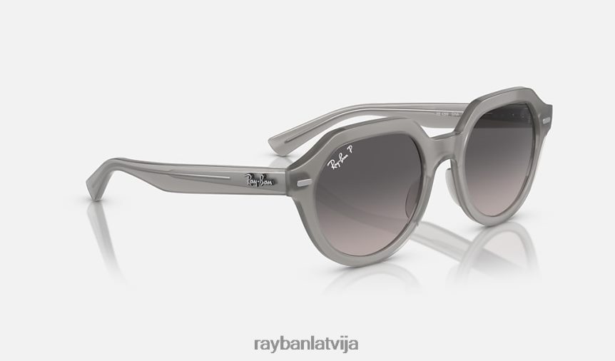 gina pulēta opāla pelēka/pelēka F0L86X383 vīriešiem Ray-Ban saulesbrilles