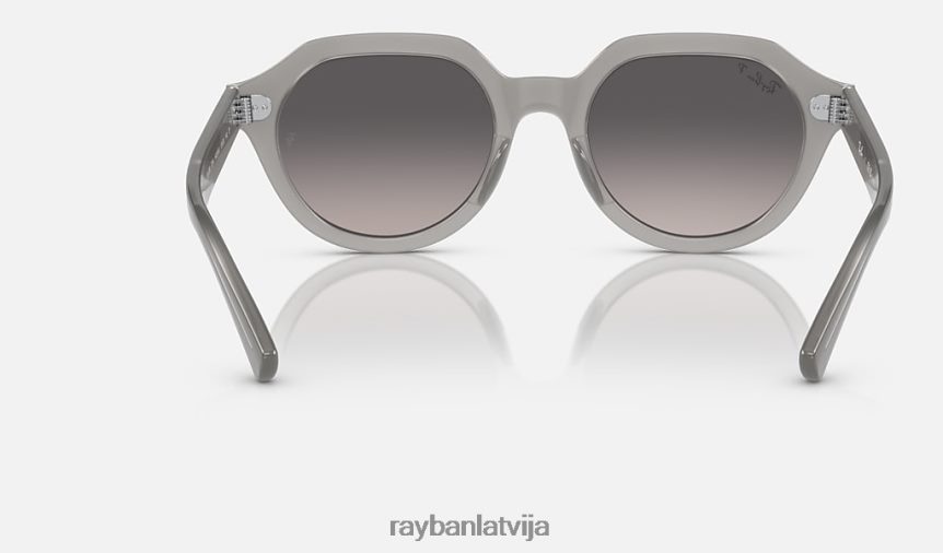 gina pulēta opāla pelēka/pelēka F0L86X383 vīriešiem Ray-Ban saulesbrilles