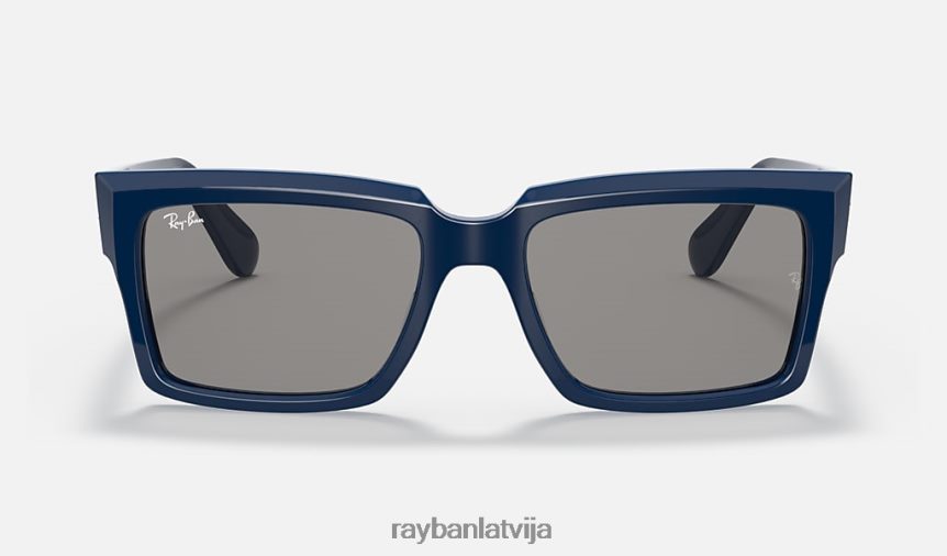 invernesa pulēta zila/pelēka F0L86X817 vīriešiem Ray-Ban saulesbrilles