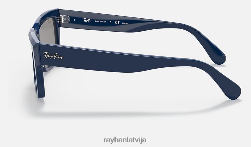 invernesa pulēta zila/pelēka F0L86X817 vīriešiem Ray-Ban saulesbrilles