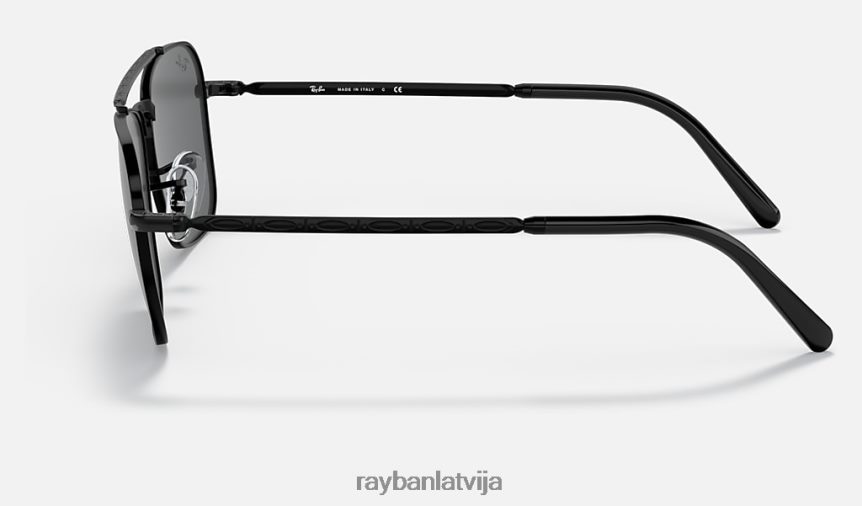 jauna karavāna pulēta melna/pelēka F0L86X141 vīriešiem Ray-Ban saulesbrilles