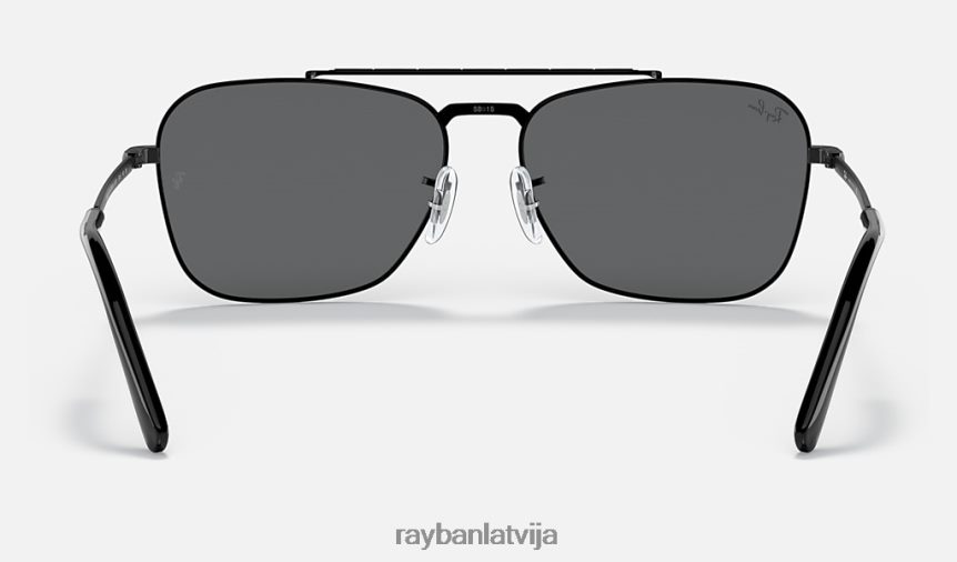 jauna karavāna pulēta melna/pelēka F0L86X141 vīriešiem Ray-Ban saulesbrilles