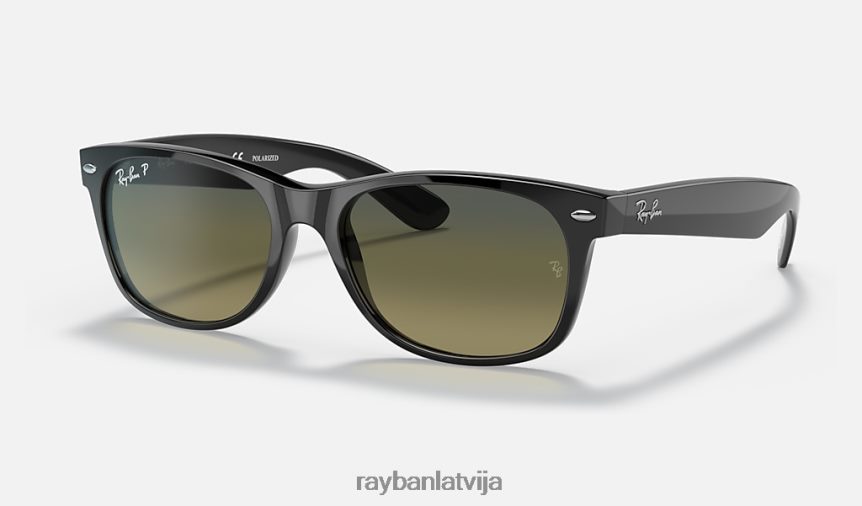 jauna wayfarer kolekcija pulēta melna/zila/zaļa F0L86X926 vīriešiem Ray-Ban saulesbrilles