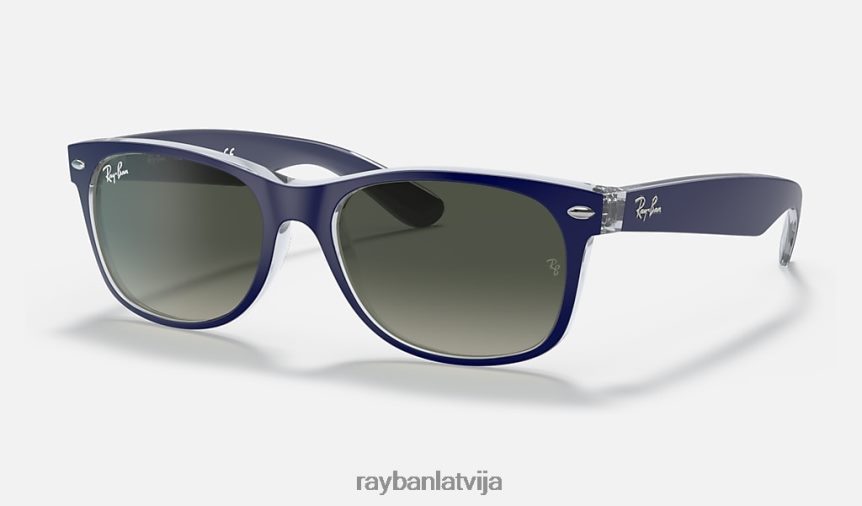 jauns wayfarer krāsu sajaukums matēts zils/pelēks F0L86X354 vīriešiem Ray-Ban saulesbrilles