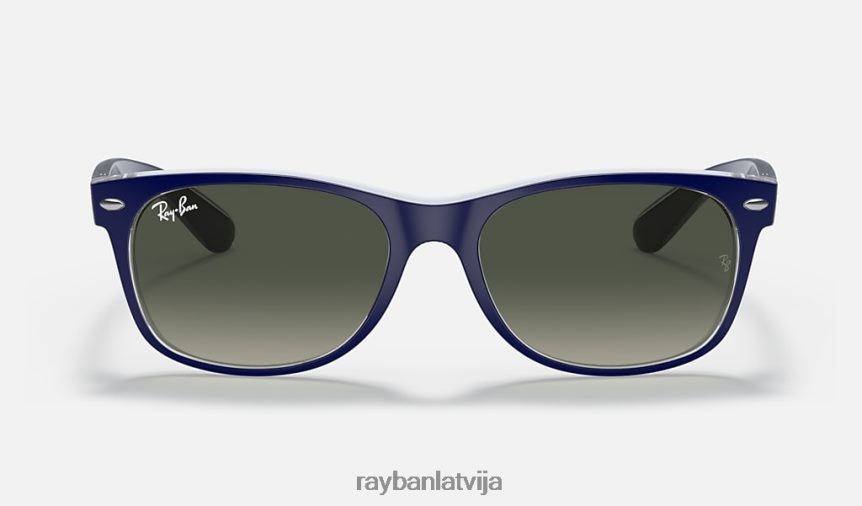 jauns wayfarer krāsu sajaukums matēts zils/pelēks F0L86X354 vīriešiem Ray-Ban saulesbrilles