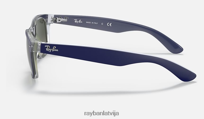jauns wayfarer krāsu sajaukums matēts zils/pelēks F0L86X354 vīriešiem Ray-Ban saulesbrilles