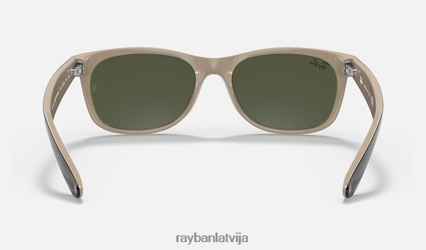 jauns wayfarer krāsu sajaukums pulēta melna/zaļa F0L86X352 vīriešiem Ray-Ban saulesbrilles