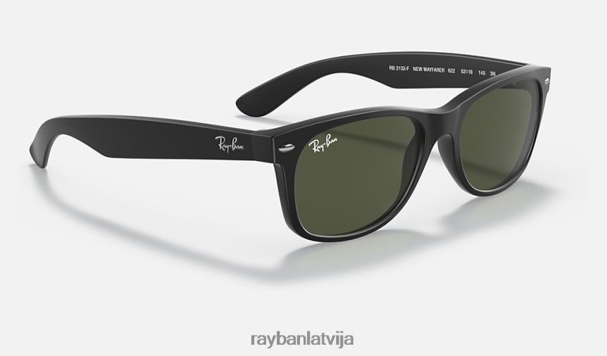 jauns wayfarer matēts matēts melns/zaļš F0L86X965 vīriešiem Ray-Ban saulesbrilles