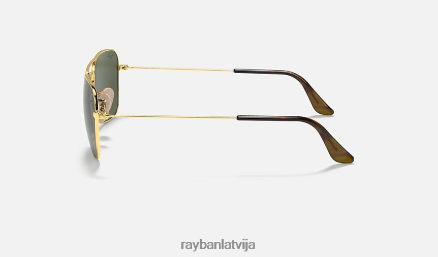 karavāna pulēts zelts/zaļš F0L86X547 vīriešiem Ray-Ban saulesbrilles