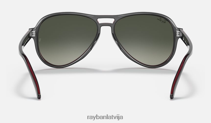 klaidonis pulēta caurspīdīga pelēka/pelēka F0L86X1253 vīriešiem Ray-Ban saulesbrilles