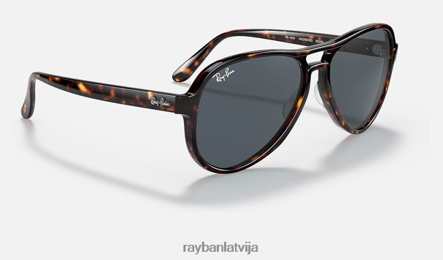 klaidonis pulēta havana/zila/pelēka F0L86X1254 vīriešiem Ray-Ban saulesbrilles