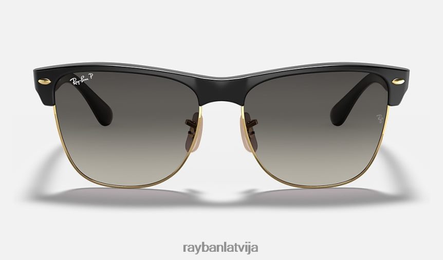 klubmeistars liela izmēra matēts melns/pelēks F0L86X660 vīriešiem Ray-Ban saulesbrilles