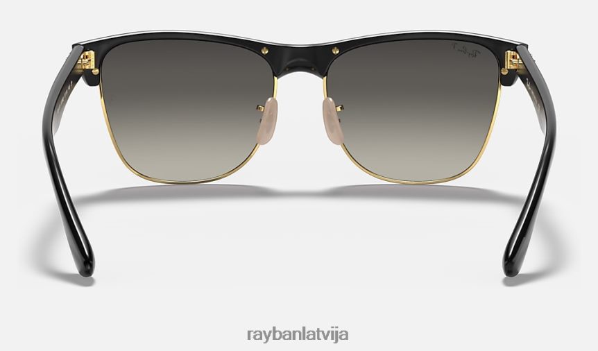 klubmeistars liela izmēra matēts melns/pelēks F0L86X660 vīriešiem Ray-Ban saulesbrilles