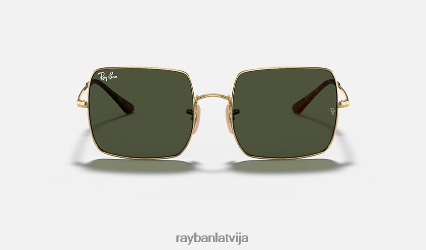 kvadrātveida 1971 klasika pulēts zelts/zaļš F0L86X608 vīriešiem Ray-Ban saulesbrilles