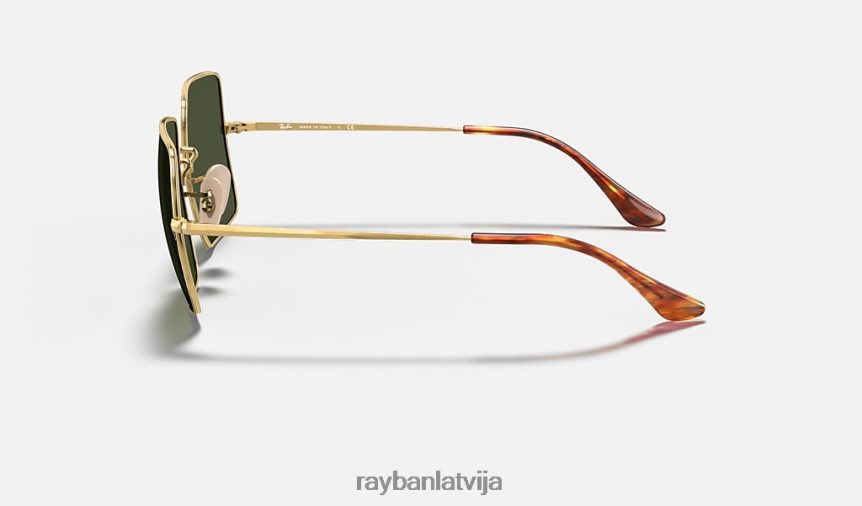 kvadrātveida 1971 klasika pulēts zelts/zaļš F0L86X608 vīriešiem Ray-Ban saulesbrilles