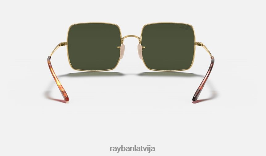 kvadrātveida 1971 klasika pulēts zelts/zaļš F0L86X608 vīriešiem Ray-Ban saulesbrilles