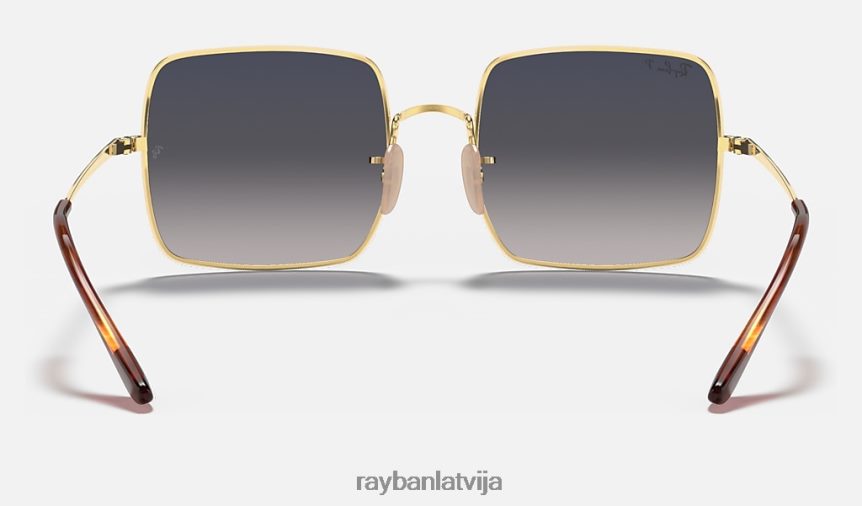 kvadrātveida 1971 klasika pulēts zelts/zils/pelēks F0L86X607 vīriešiem Ray-Ban saulesbrilles