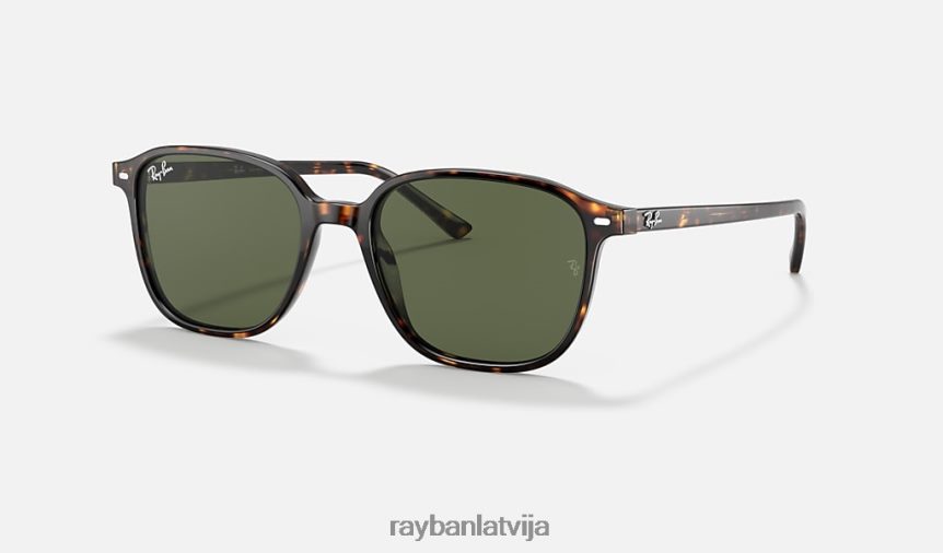 leonards pulēts bruņurupucis/zaļš F0L86X210 vīriešiem Ray-Ban saulesbrilles