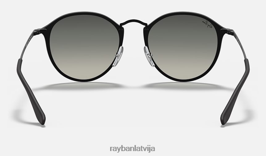 liesmas apaļas matēts melns/pelēks F0L86X706 vīriešiem Ray-Ban saulesbrilles