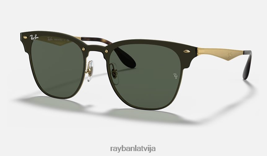 liesmas klubmeistars pulēts zelts/zaļš F0L86X648 vīriešiem Ray-Ban saulesbrilles