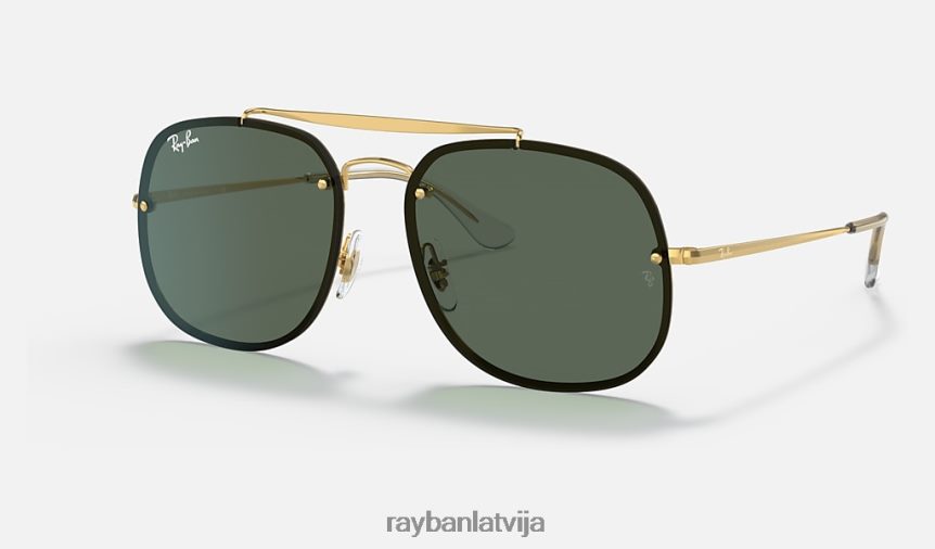 liesmu ģenerālis pulēts zelts/zaļš F0L86X854 vīriešiem Ray-Ban saulesbrilles
