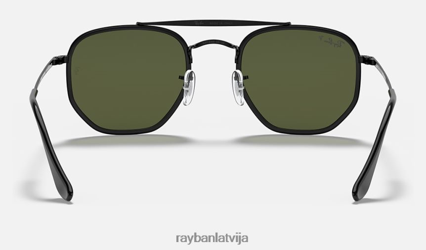 maršals ii pulēta melna/zaļa F0L86X694 vīriešiem Ray-Ban saulesbrilles