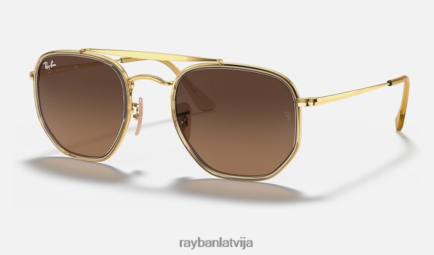 maršals ii pulēts zelts/brūns F0L86X692 vīriešiem Ray-Ban saulesbrilles