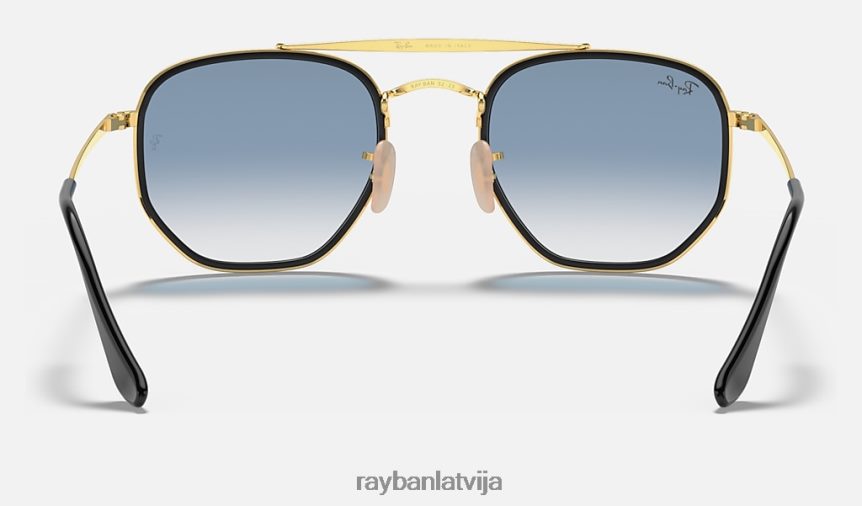 maršals ii pulēts zelts/gaiši zils F0L86X689 vīriešiem Ray-Ban saulesbrilles